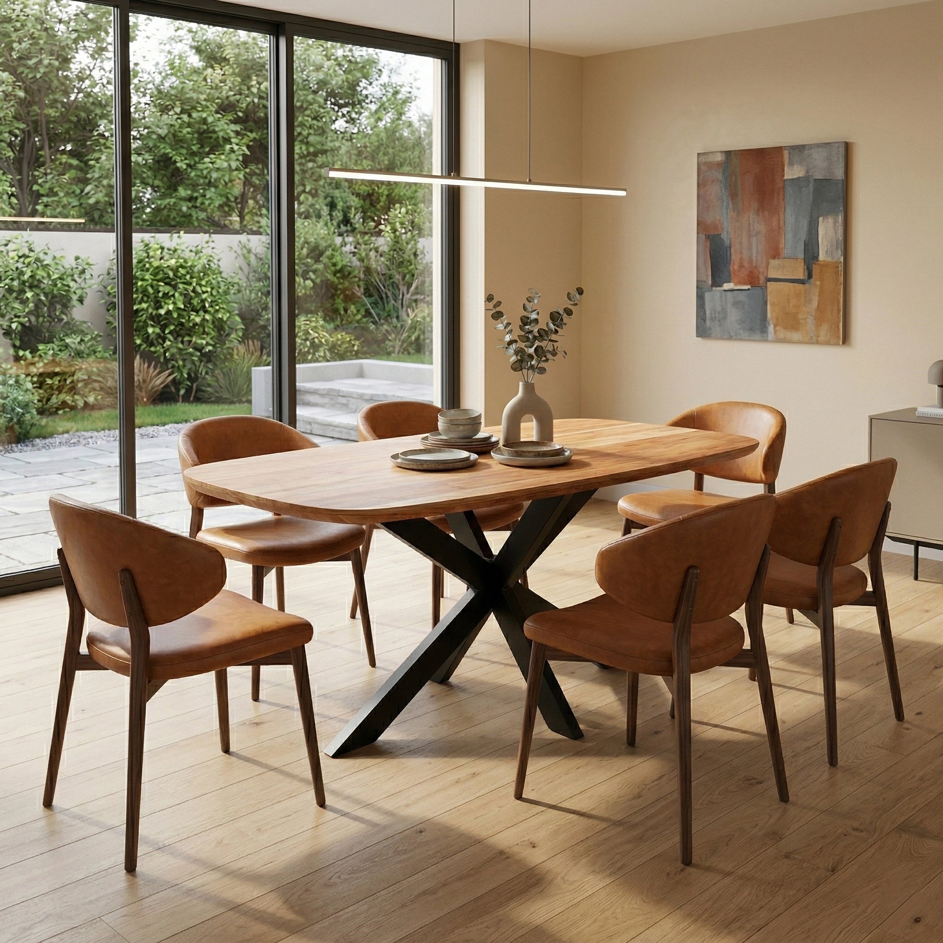 Lumiere Axis 6 Seater Dining Table