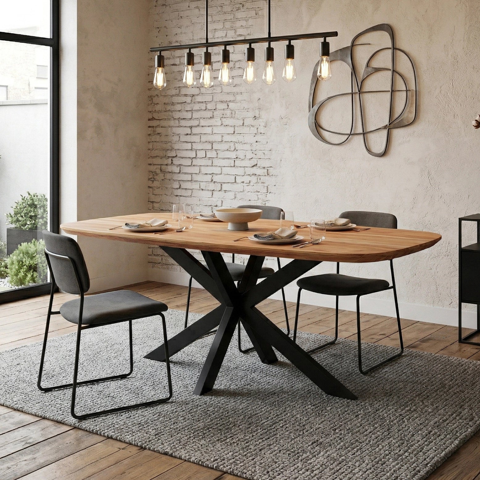 Lumiere Axis 8 Seater Dining Table