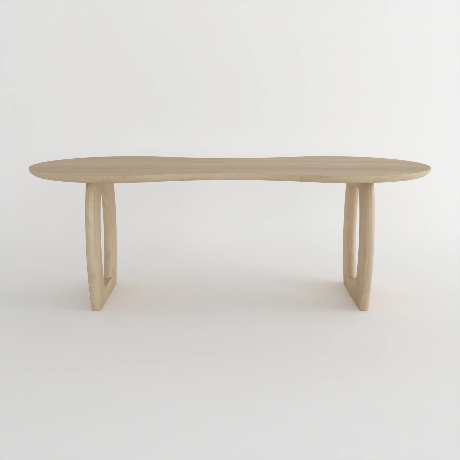 Montero Wooden 8 Seater Dining Table - Natural Finish