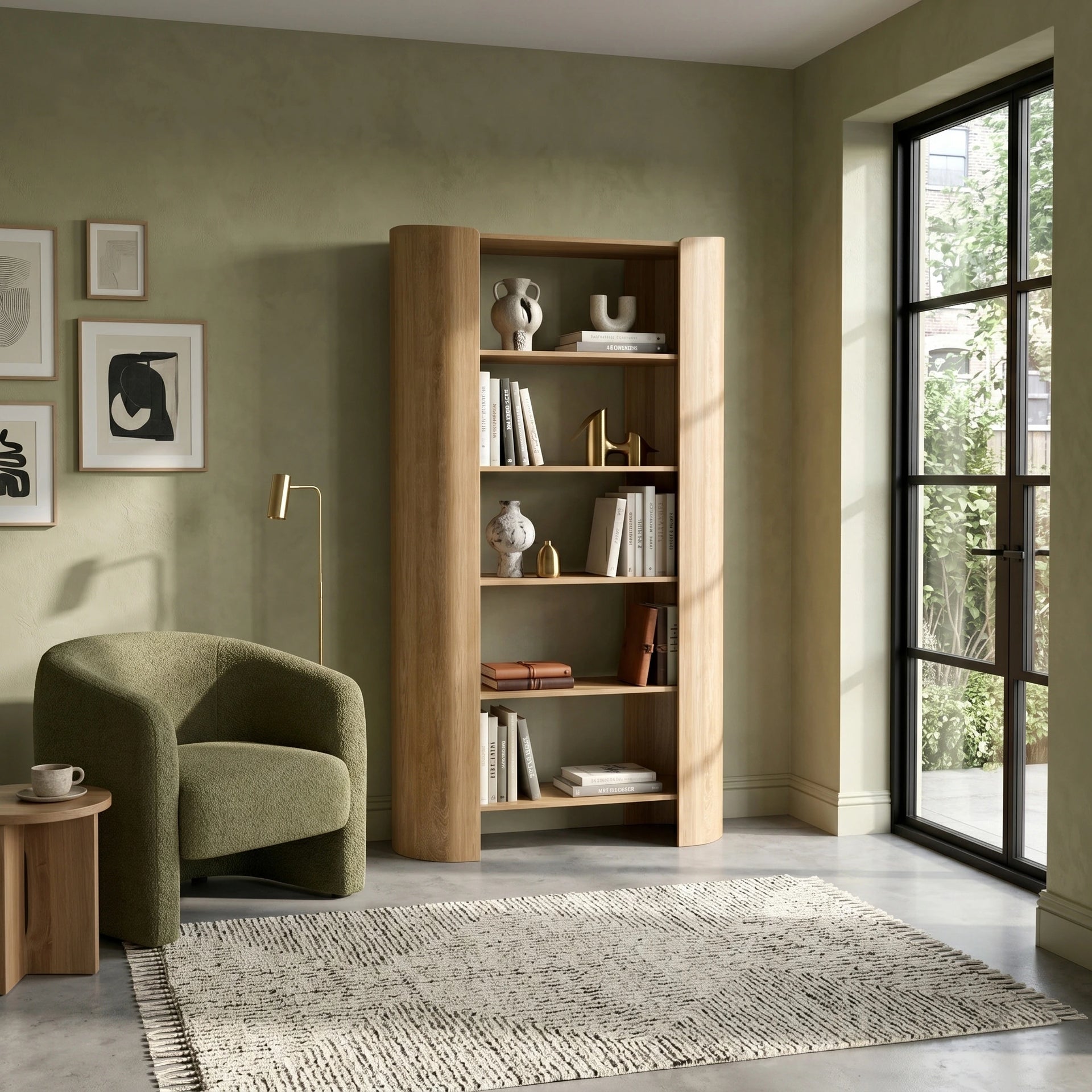 French Luxe Book Shelf Unit