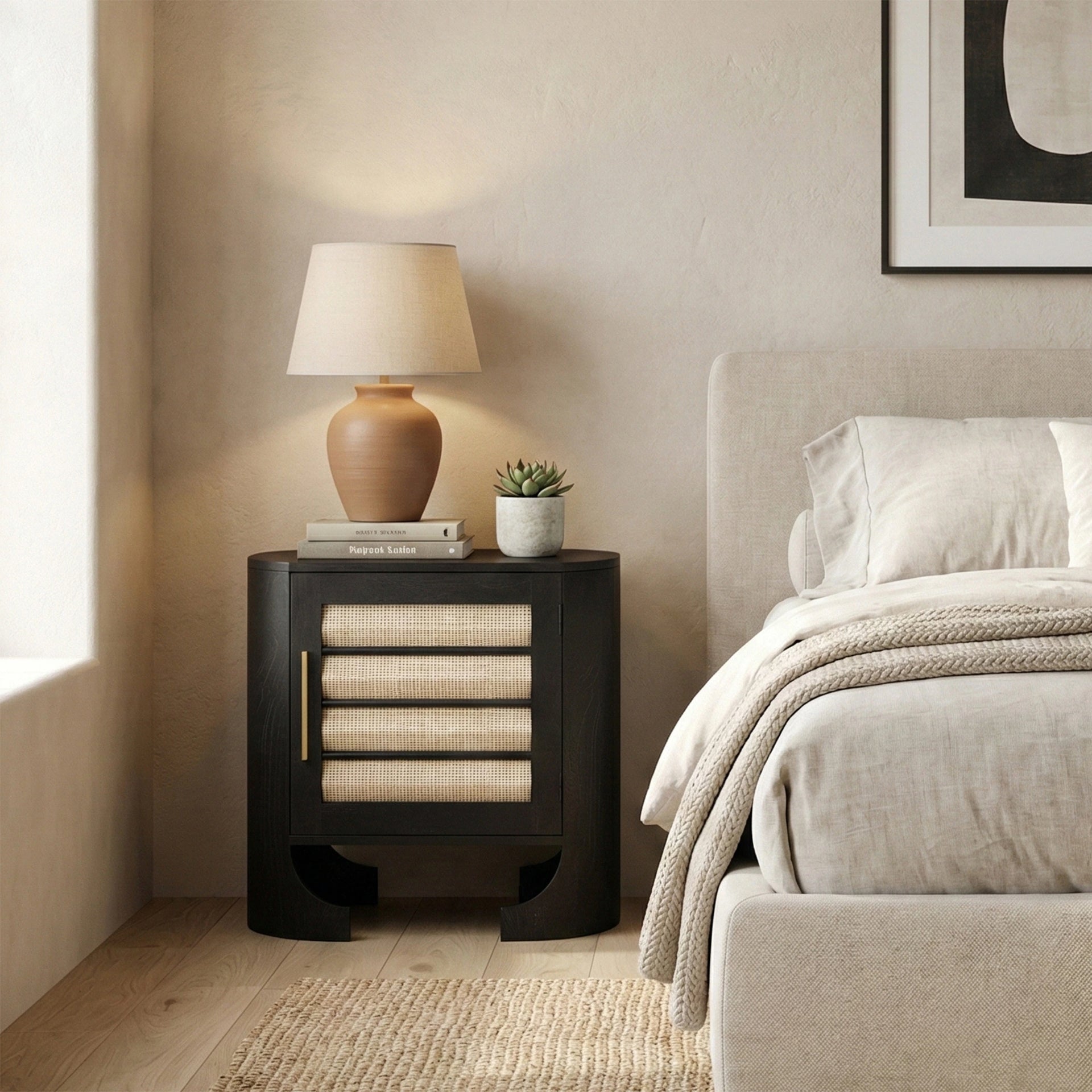 Arco Weave Bed Side Table