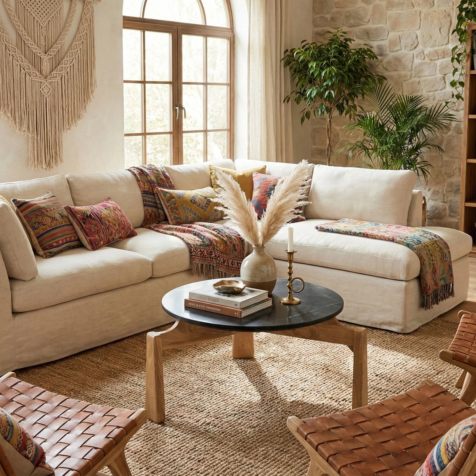 Trioleg Marble Coffee Table