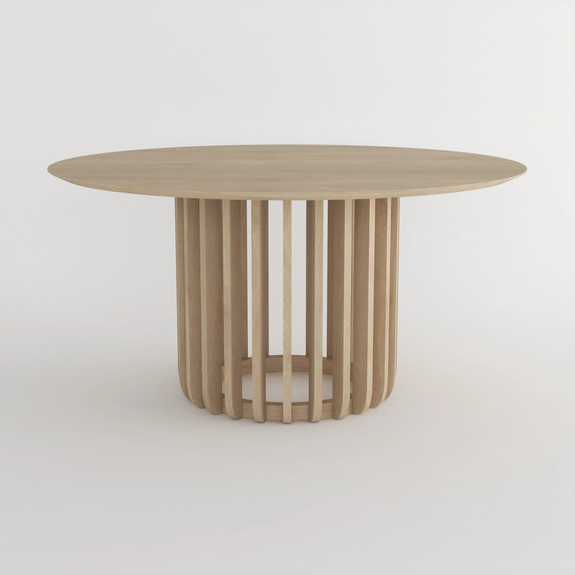Luma Round 4 Seater Dining Table - Natural Finish