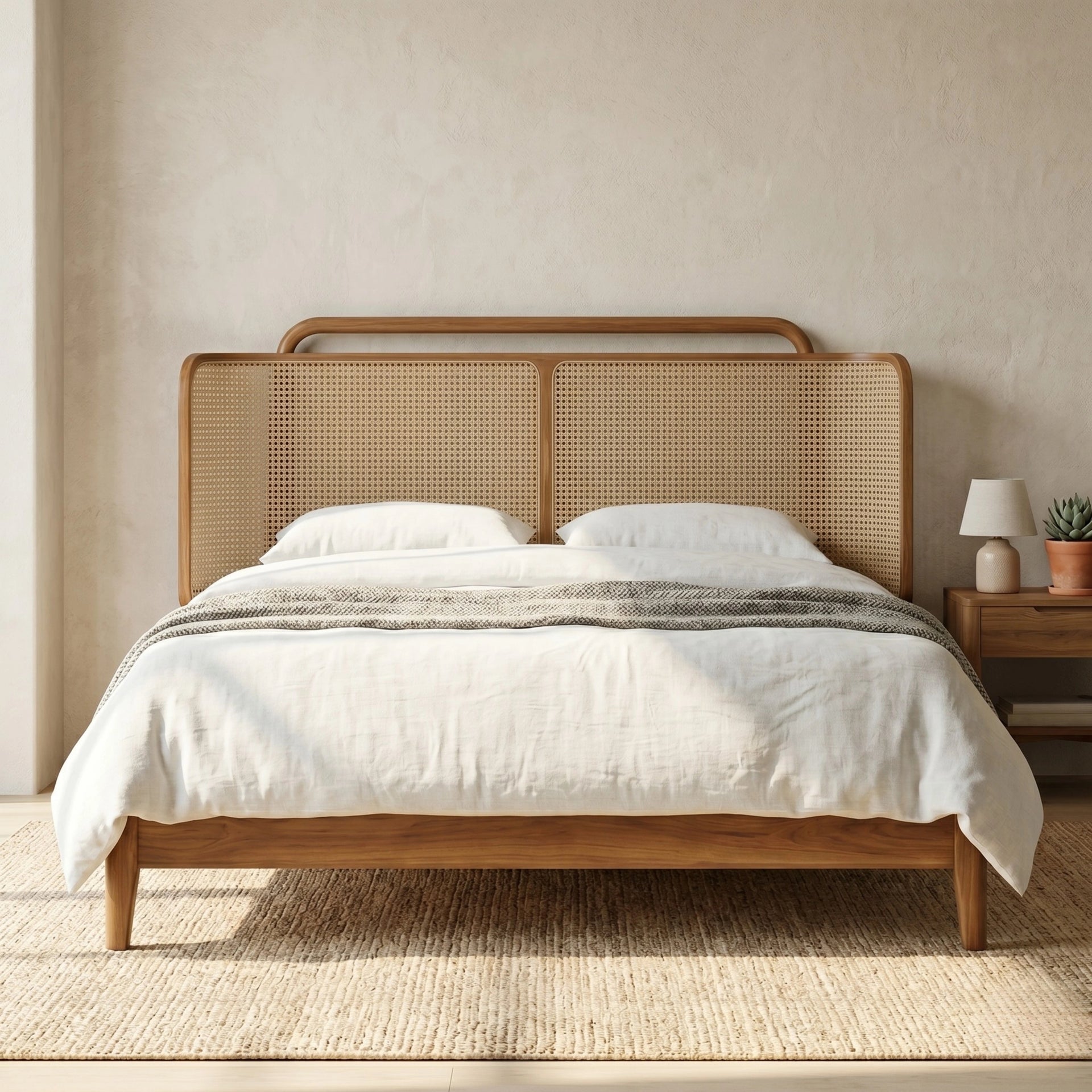 Canova Rattan Queen Size Bed