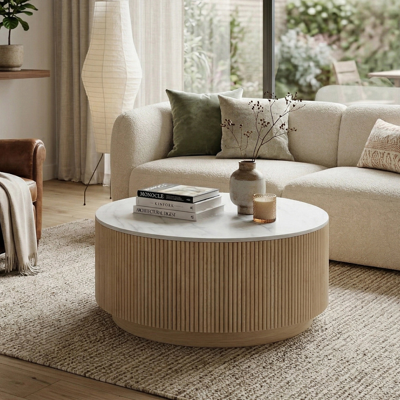 Casa Blanca Marble Coffee Table