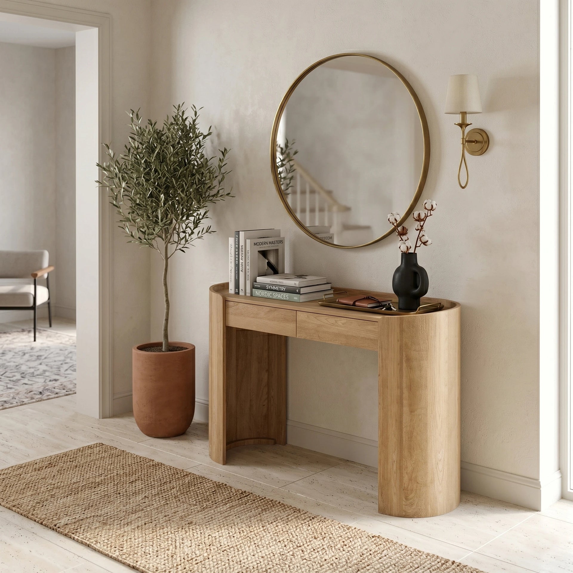 French Luxe Console Table
