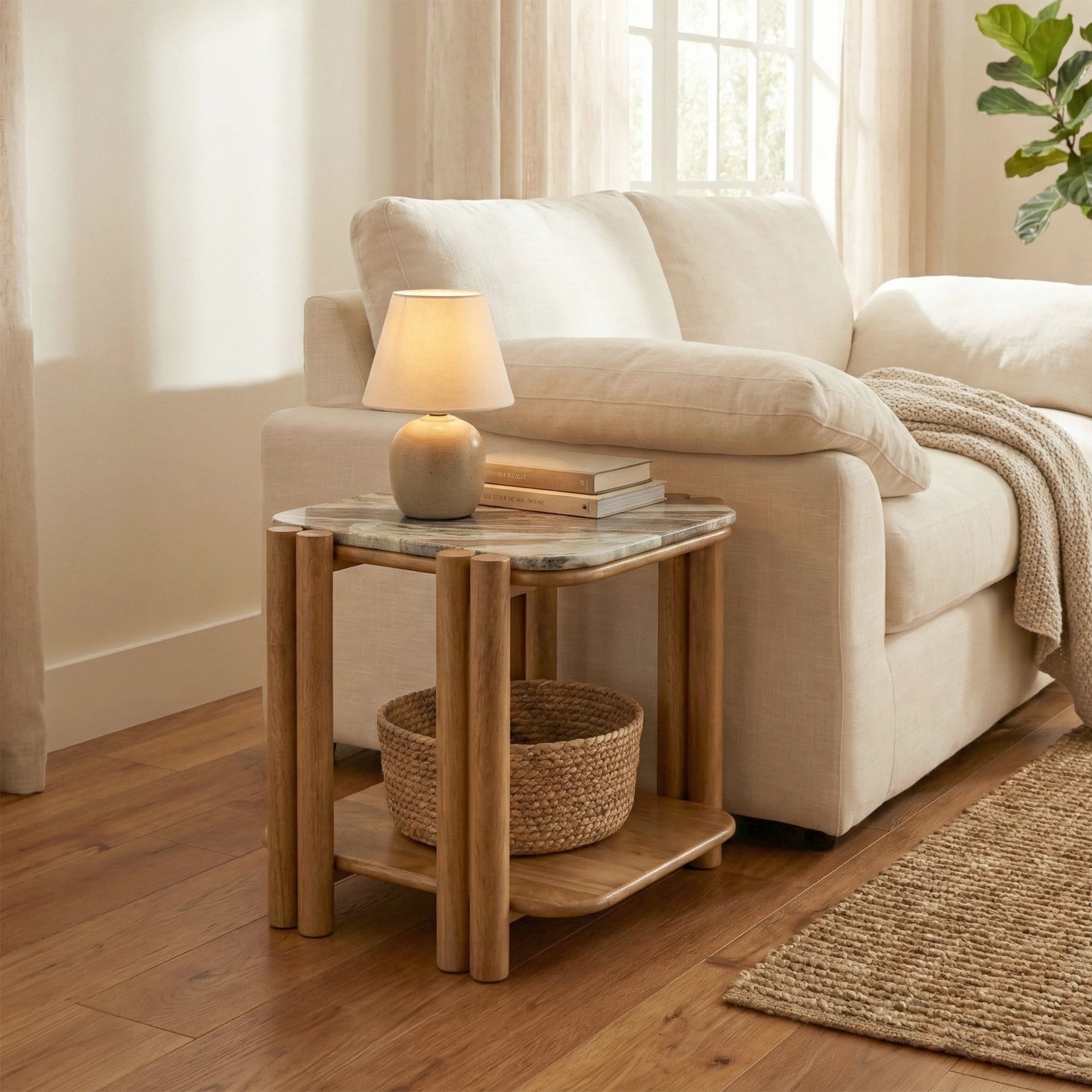 Nova Marble Accent Table