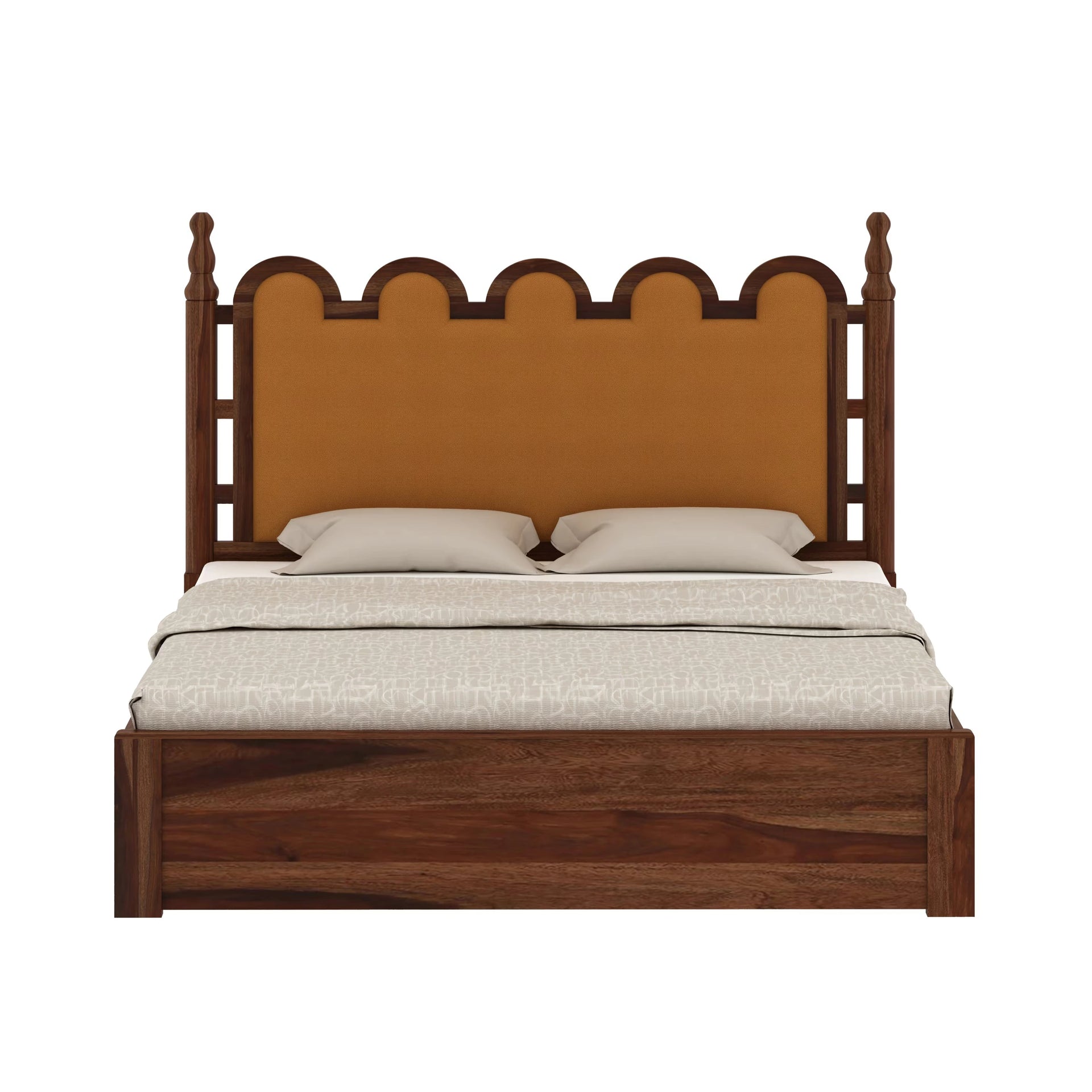 Valmont Upholstered Queen Size Bed With Storage