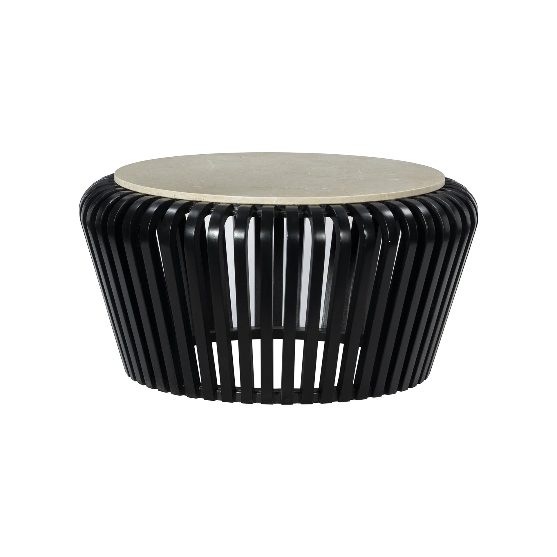 Noir Botticino Marble Coffee Table