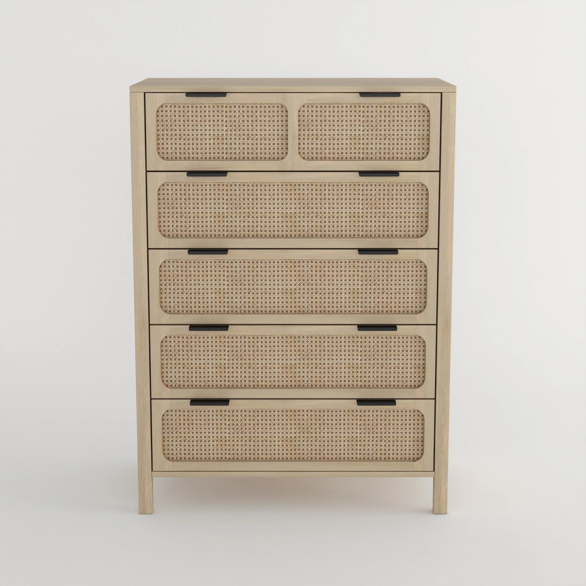 Arvika Cane Chest of Drawers - Natural Finish