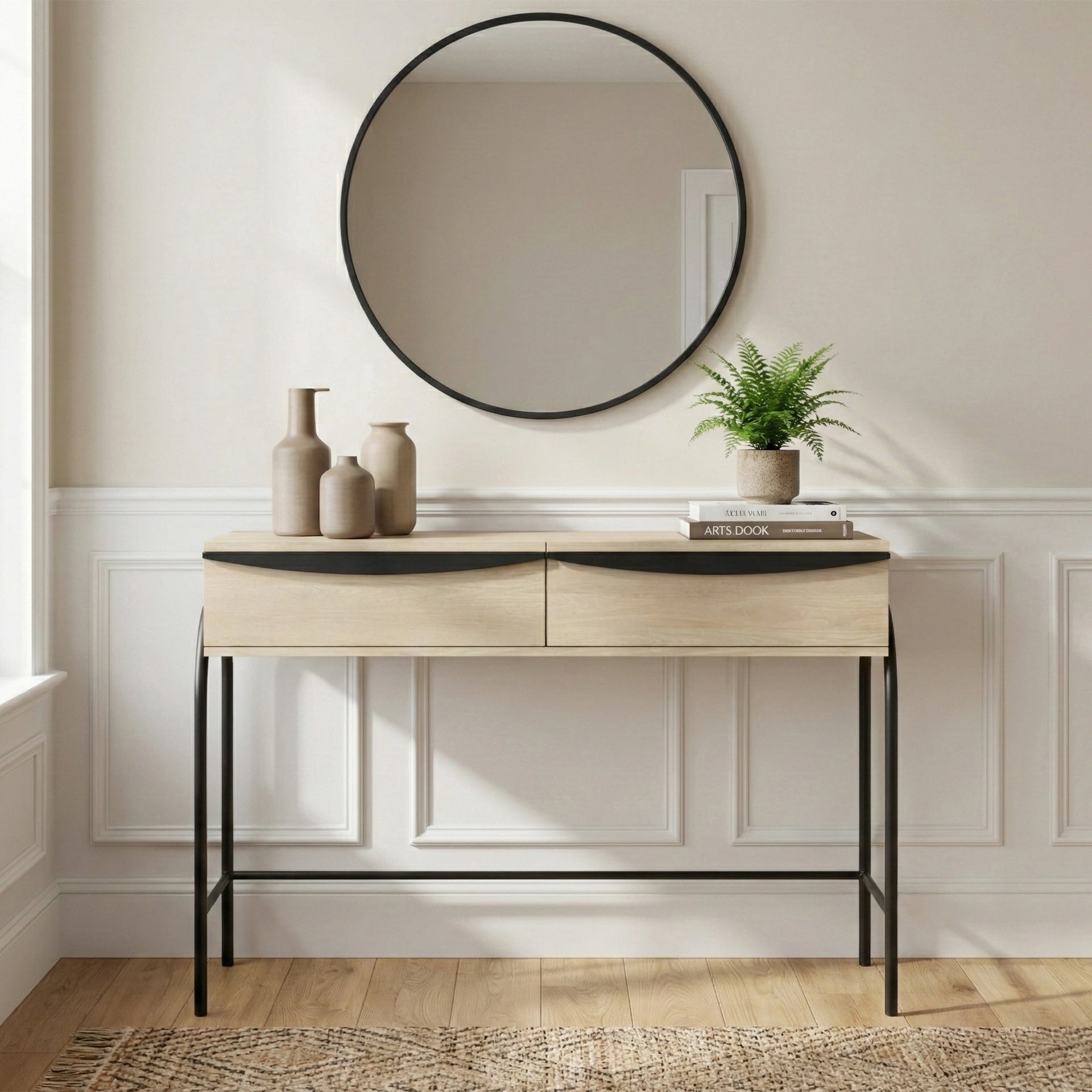 CrestLine Storage Console Table