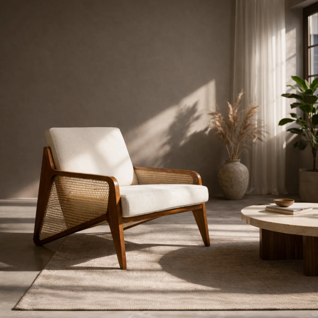 Aurelia Cane Accent Chair