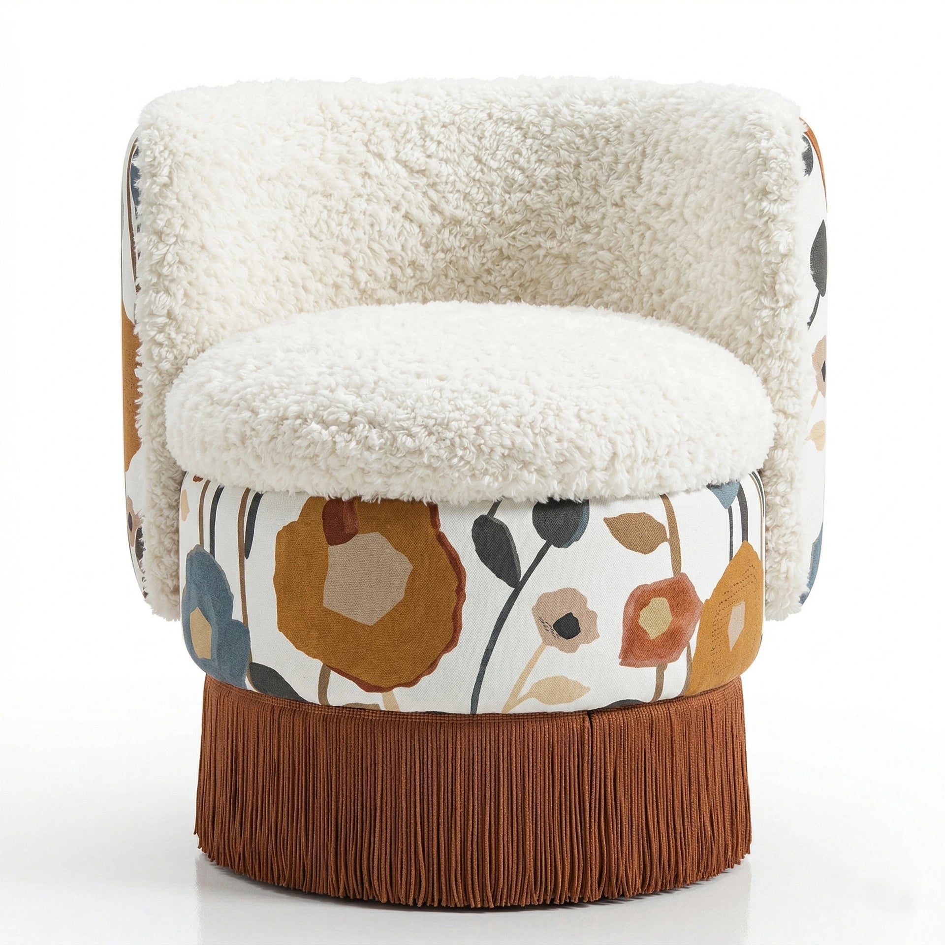 Floral Boucle Chair