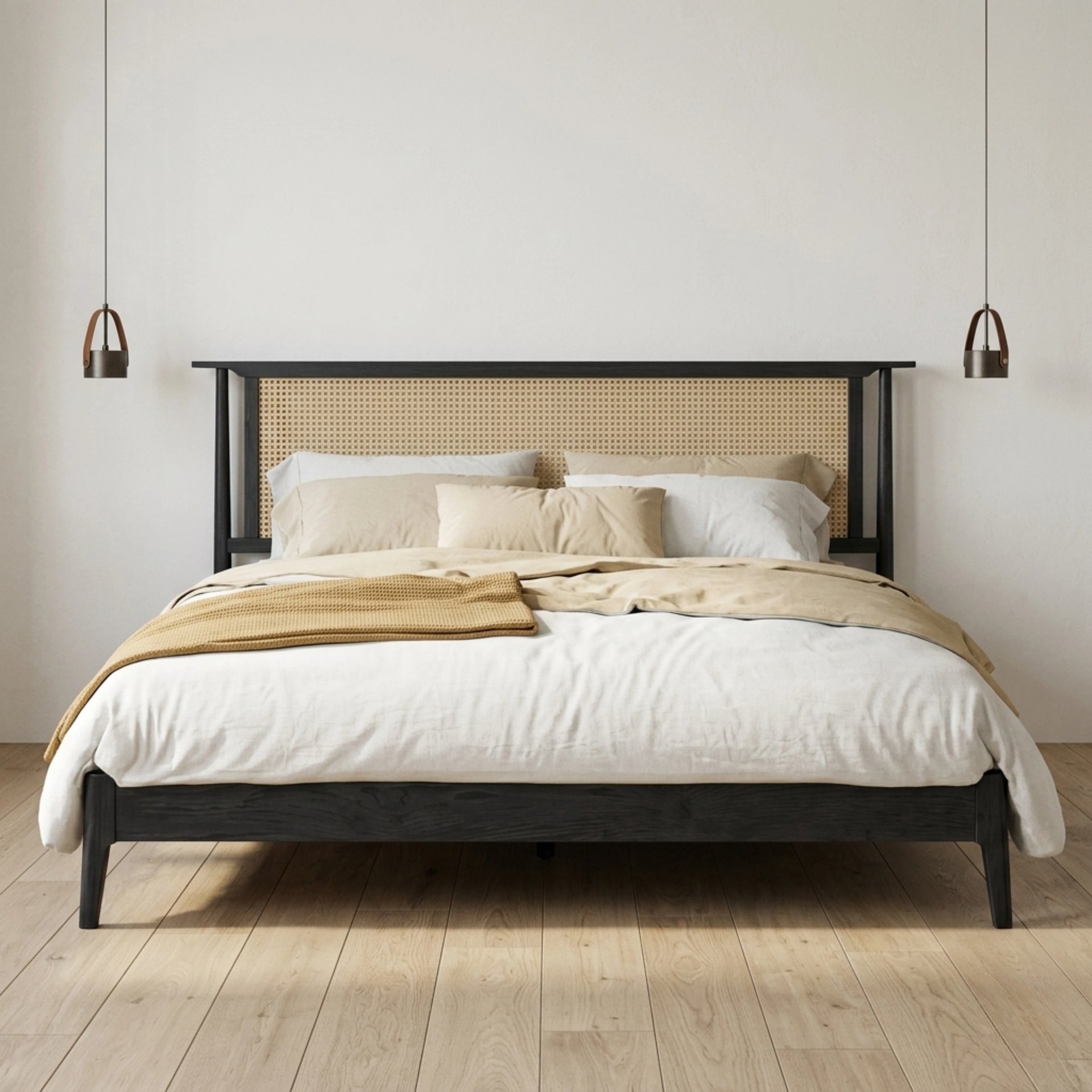 The Noir Luxe King Size Bed