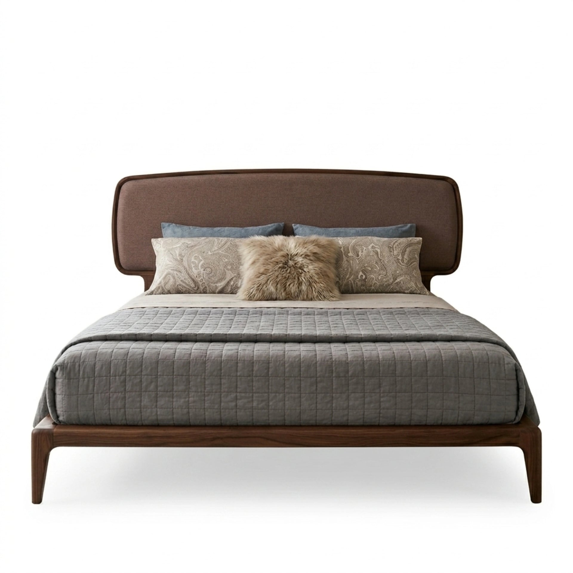 Aarunya Luxe Upholstered Bed (King Size)