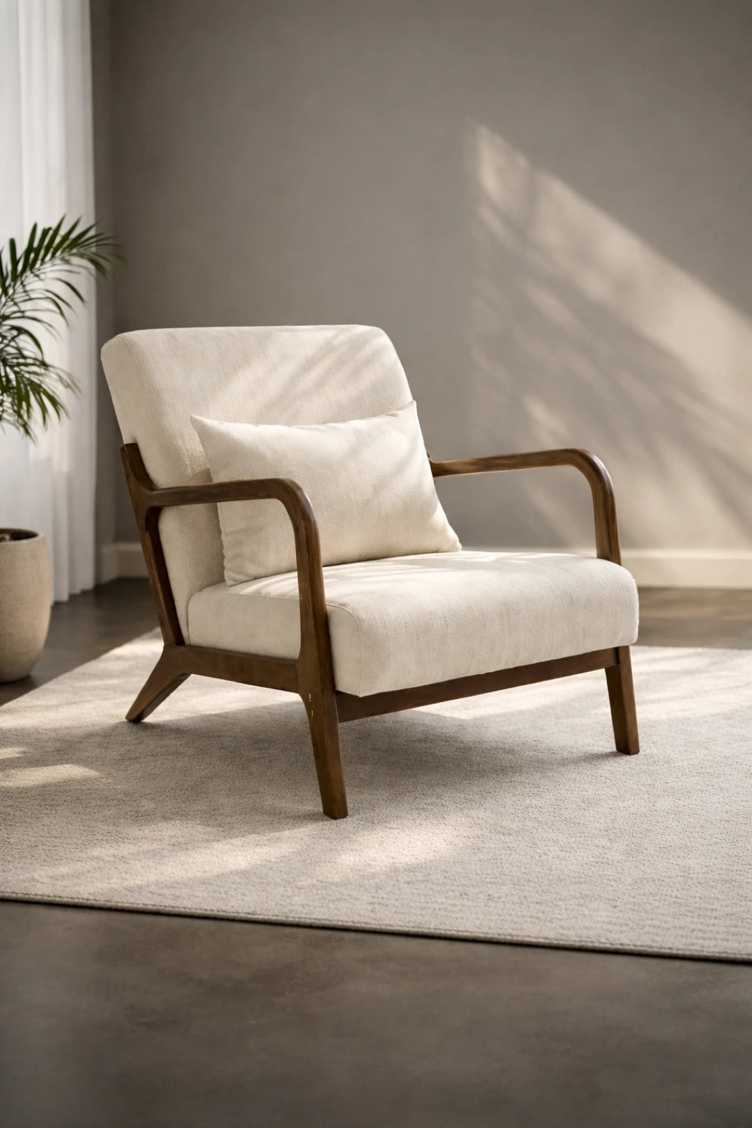 Walnut Haven Accent Chair