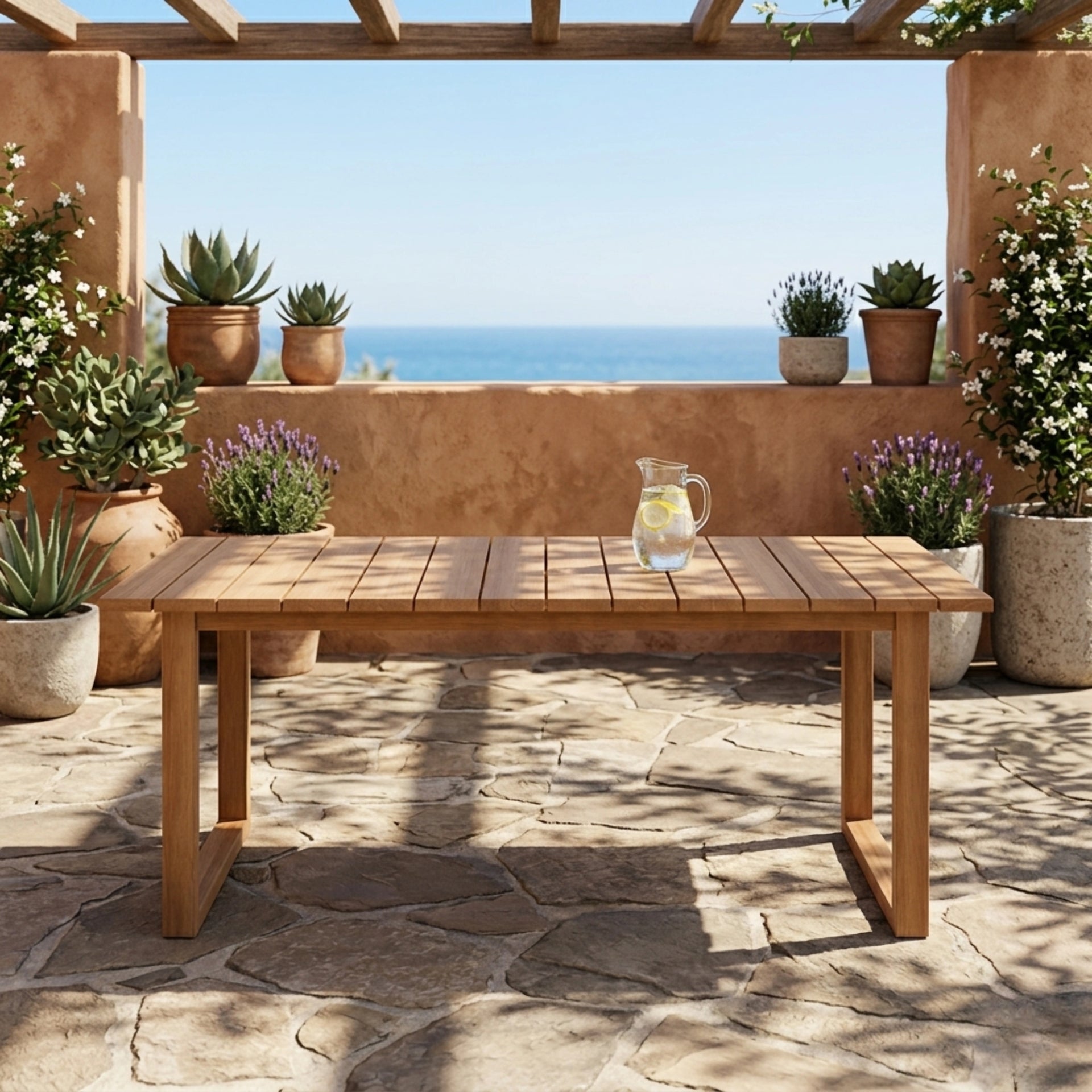 Slat Luxe Outdoor Table