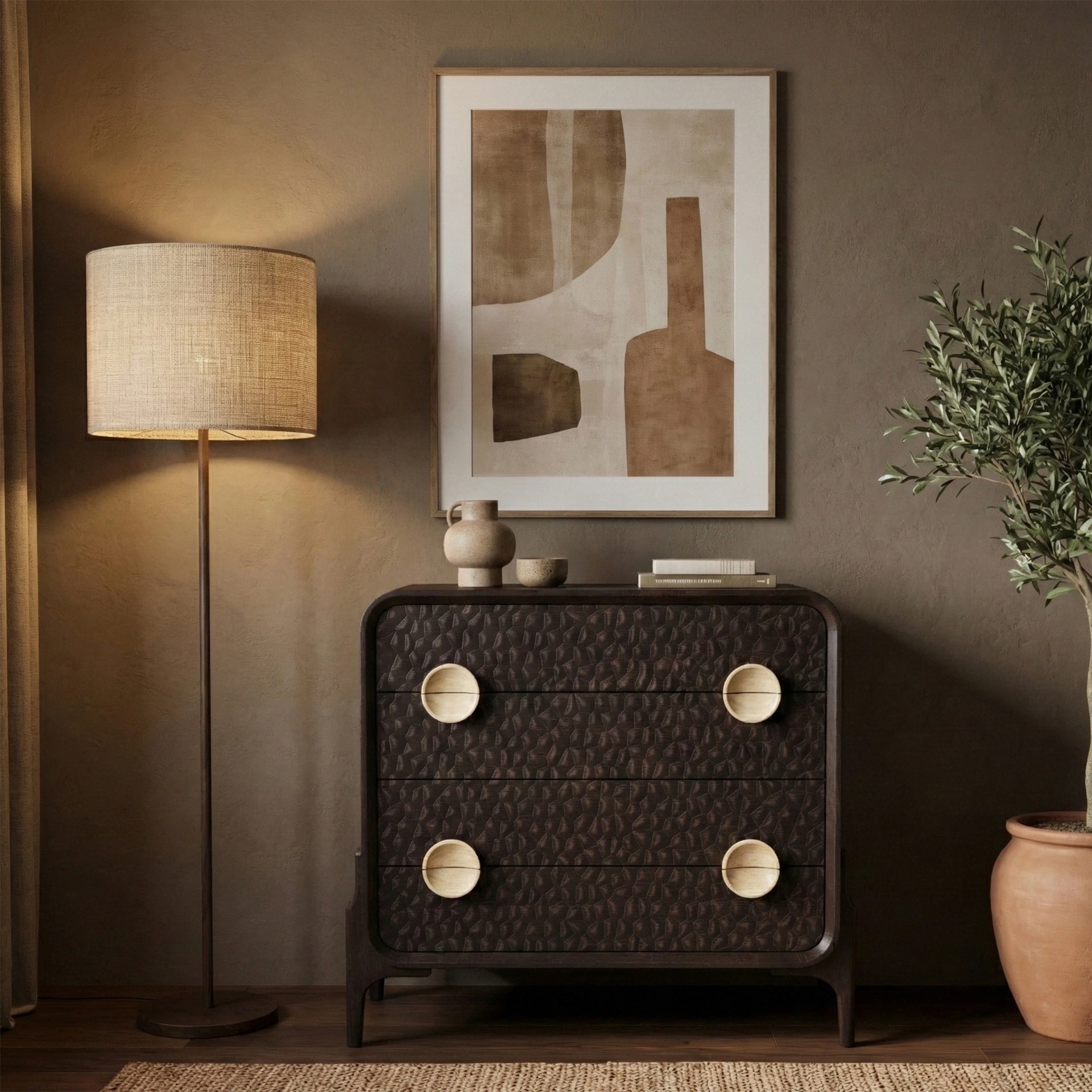 Monarch Curve 4 Door Cabinet