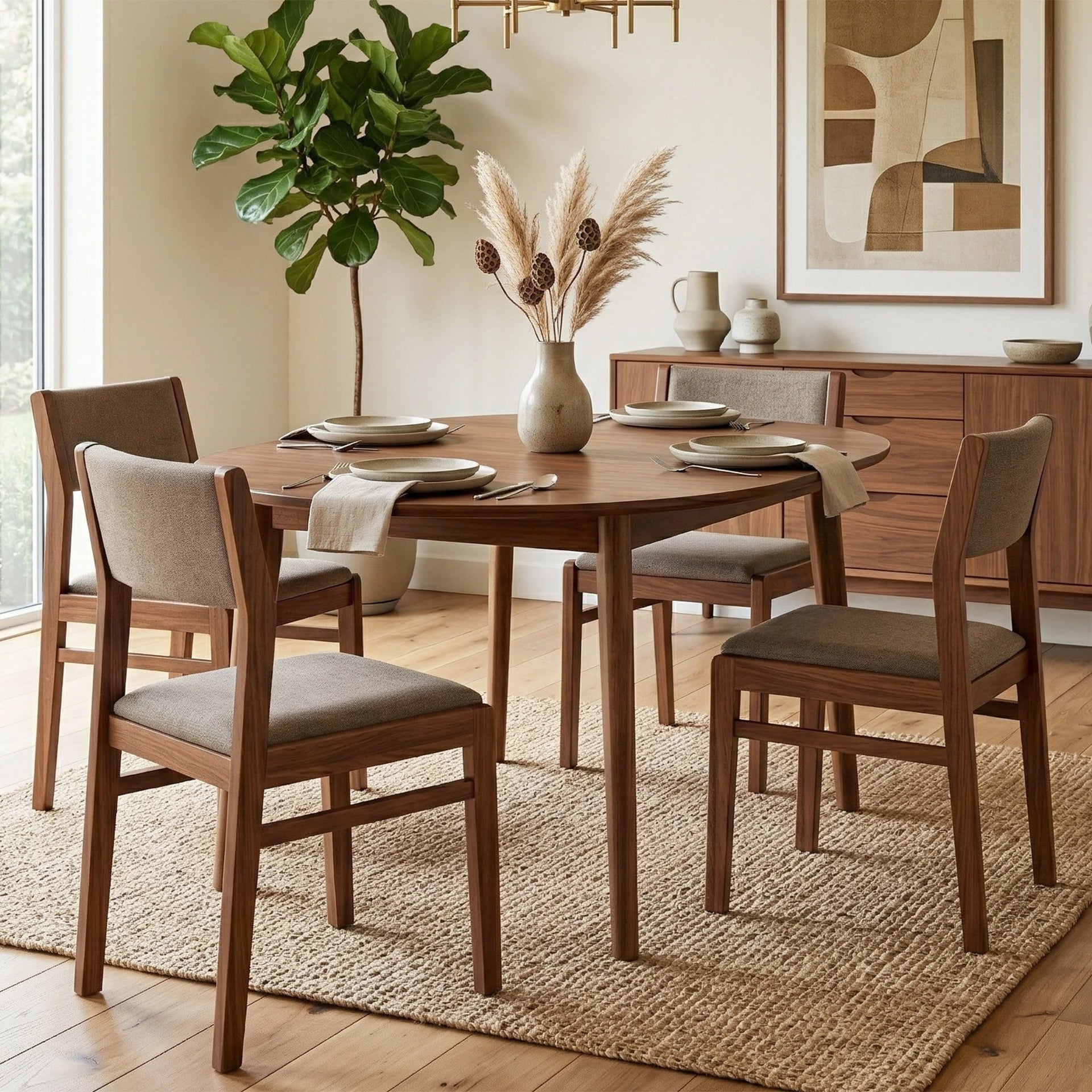 Rajwood Dining Chair (Honey Finish)