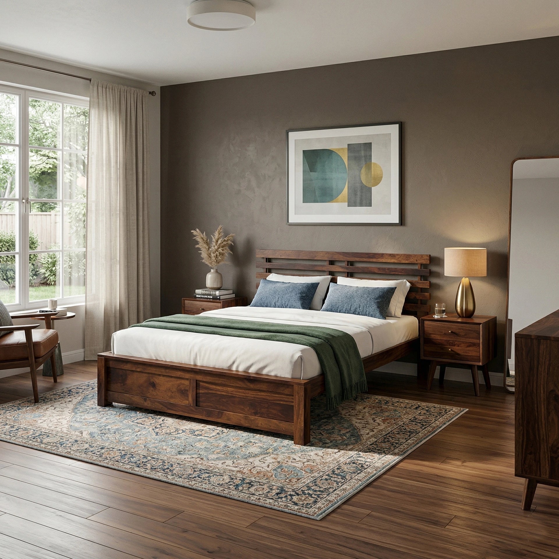 Regalia Slatted Non Storage Bed (King Size)