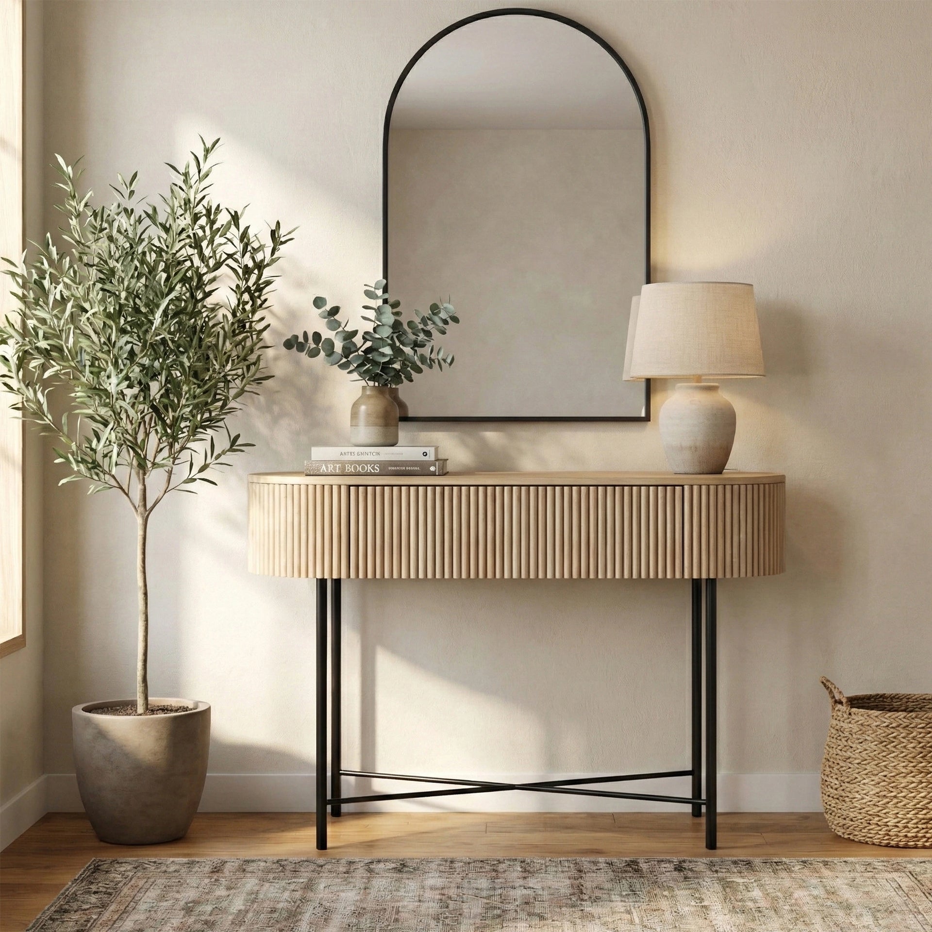 Sierra Flute Console Table
