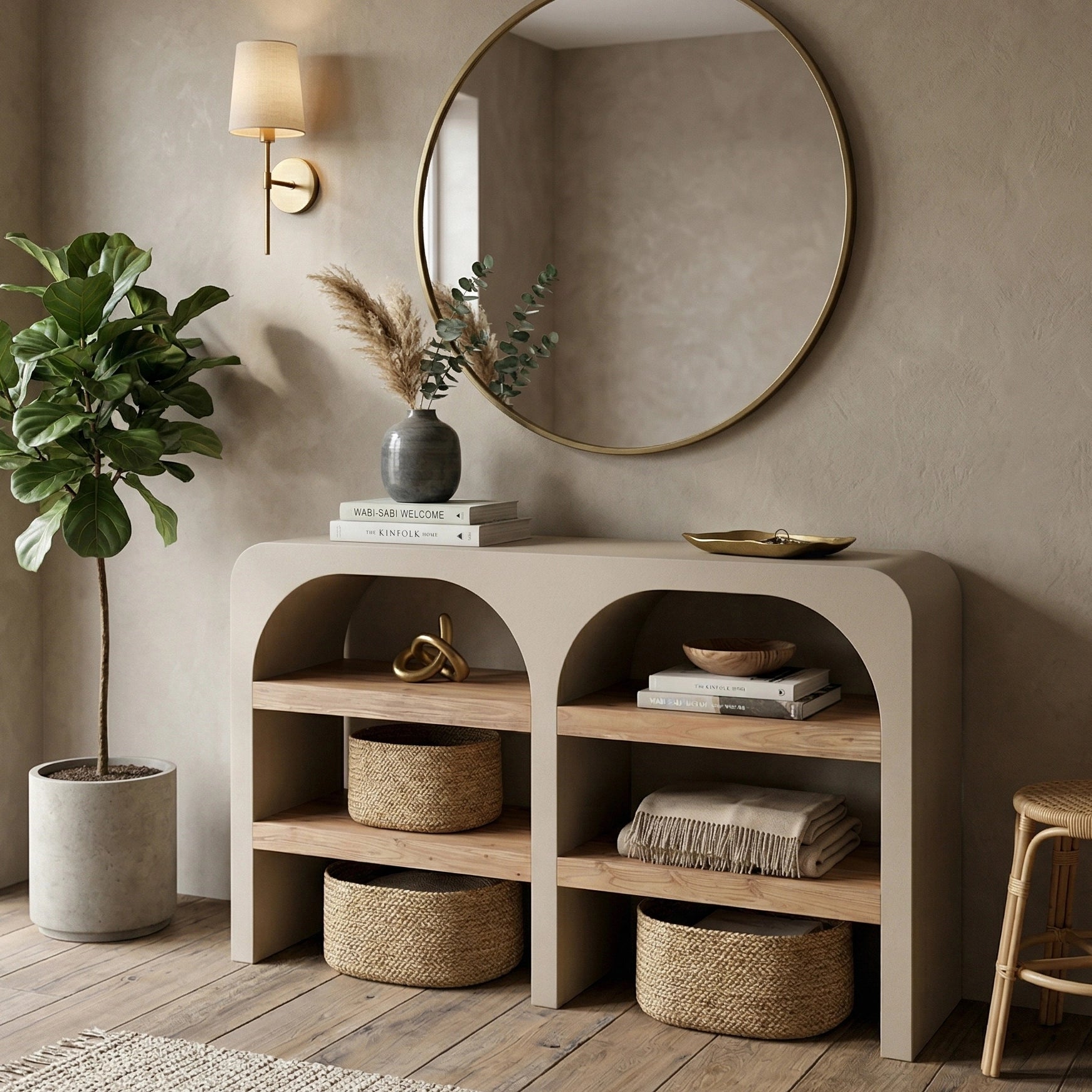 Ananta Curve Open Sideboard