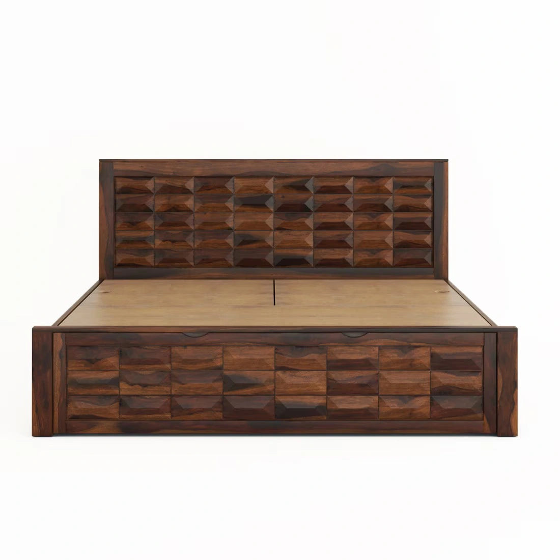Noir Facet Royale Storage Bed (King Size)