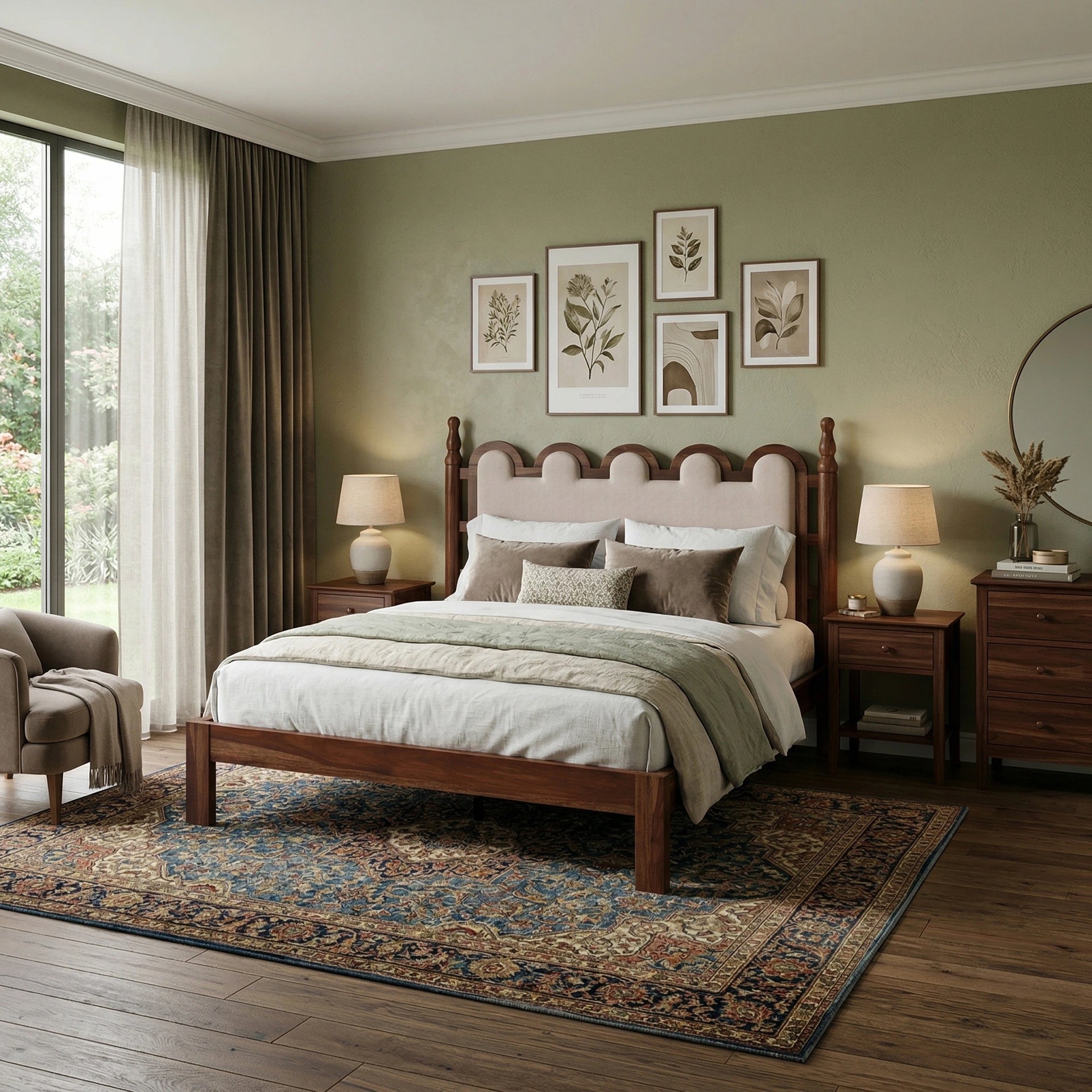 Valmont Upholstered Queen Size Bed (Non Storage)
