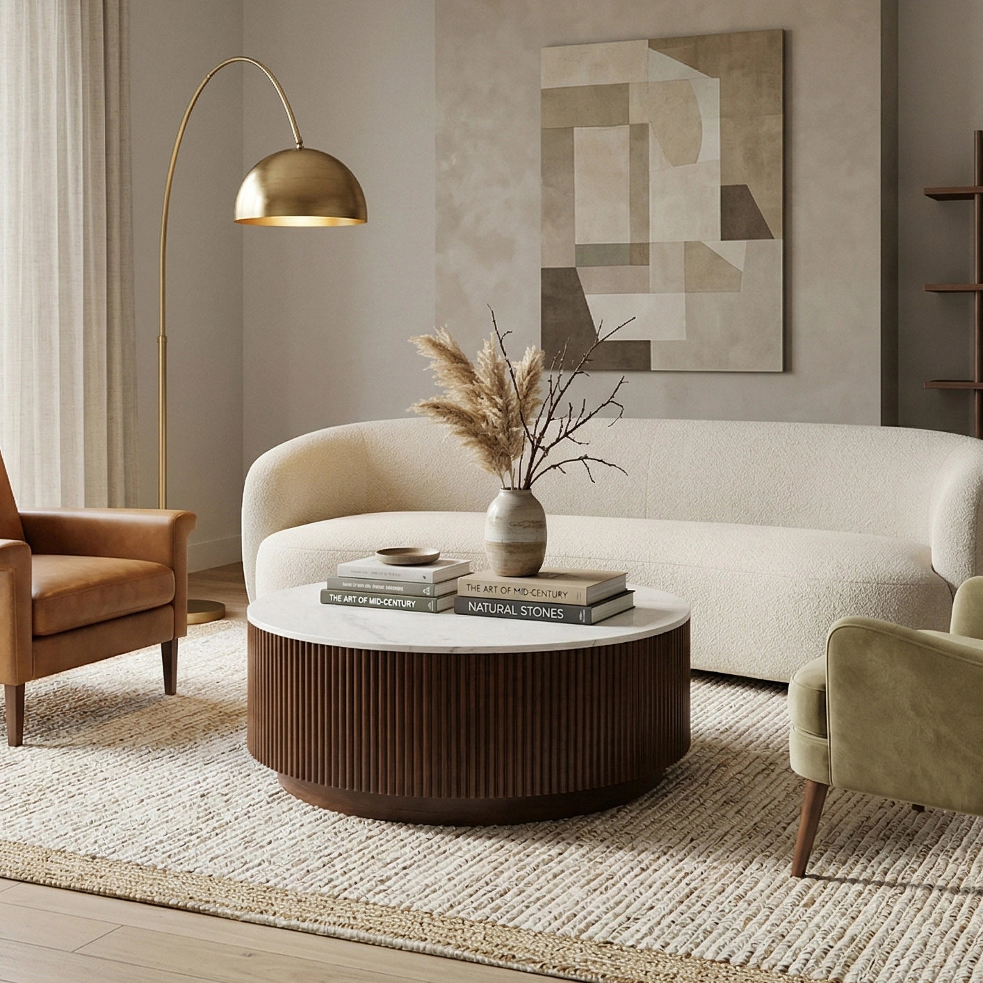 Casa Blanca Marble Coffee Table