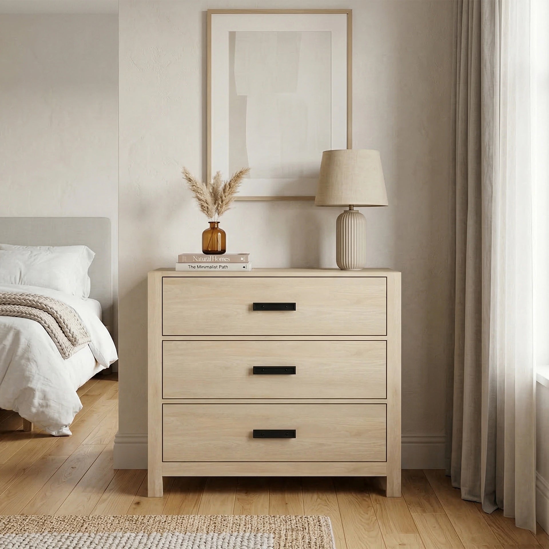Milan Natural Storage Chest Of Drawers