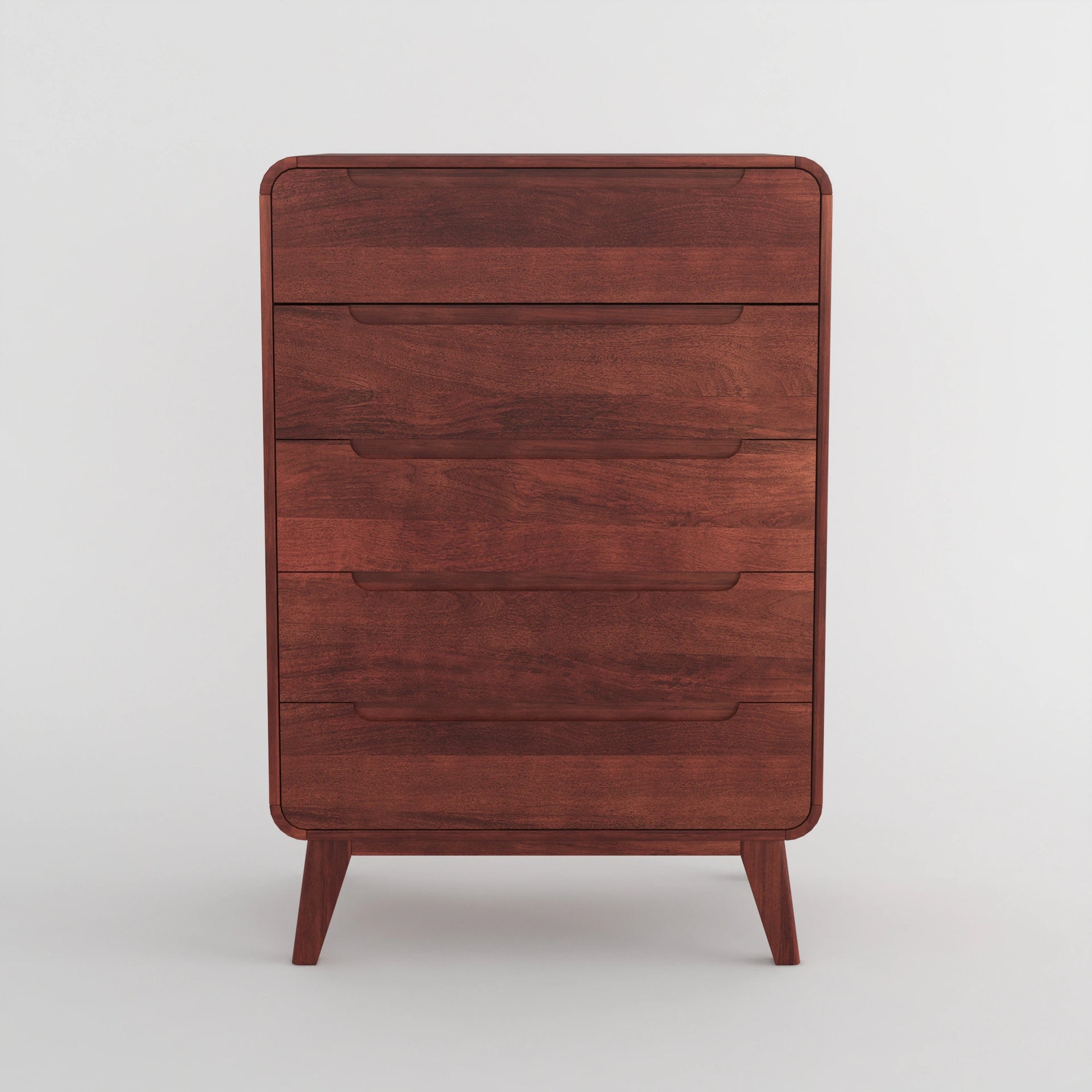 Aster Walnut Tall Chest of Drawers