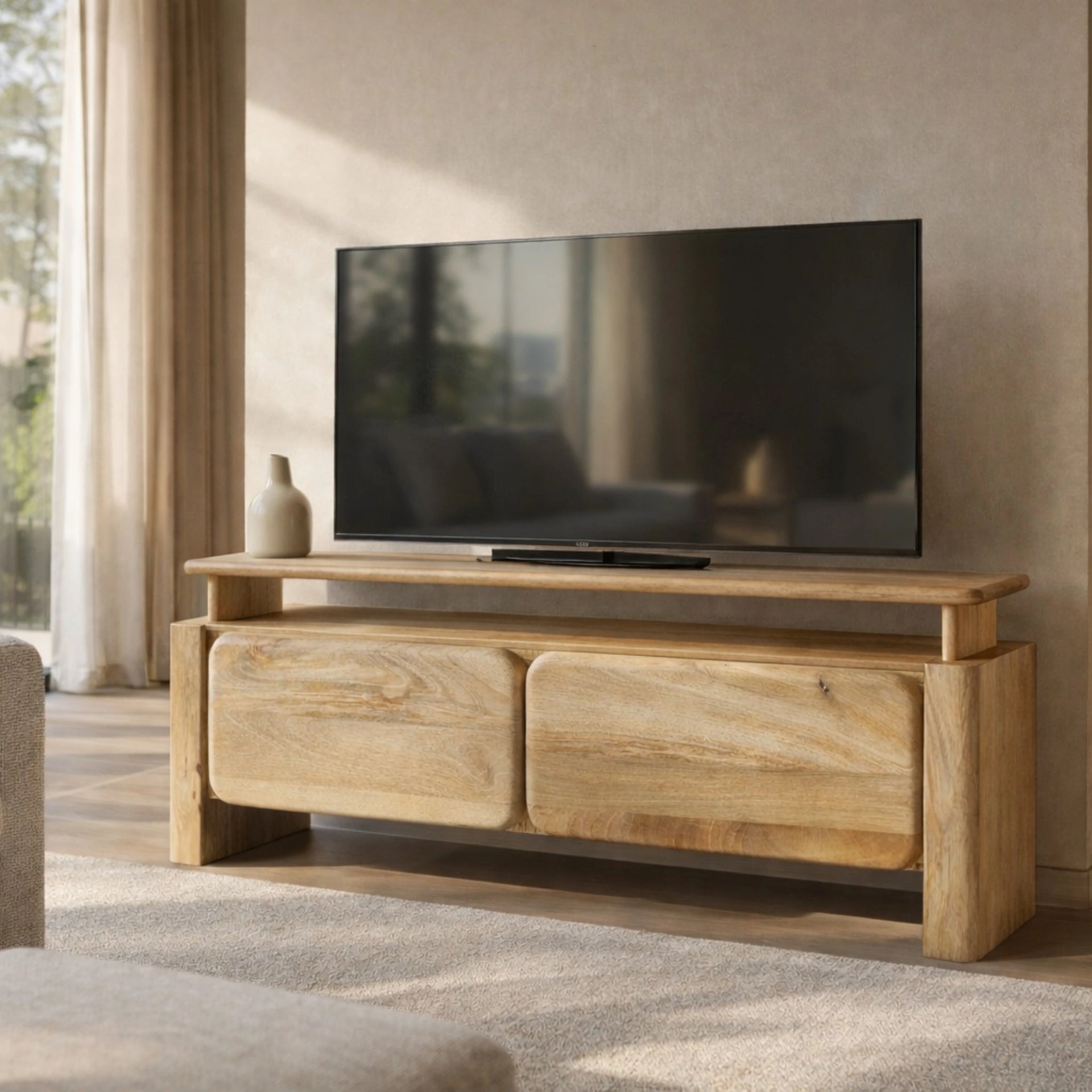 Aranya Wood TV Unit