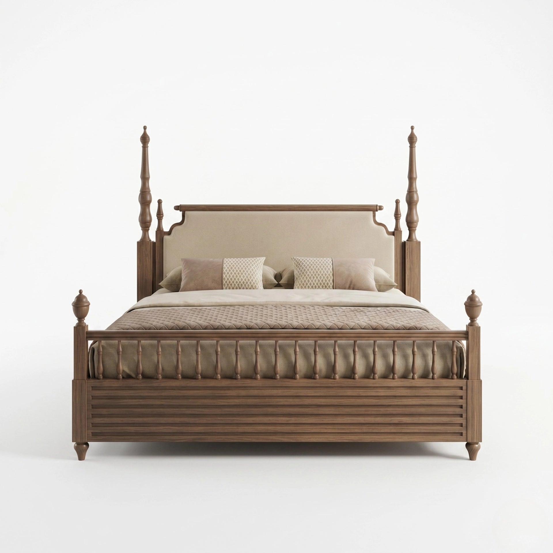 Royal Arcwood Queen Size Bed