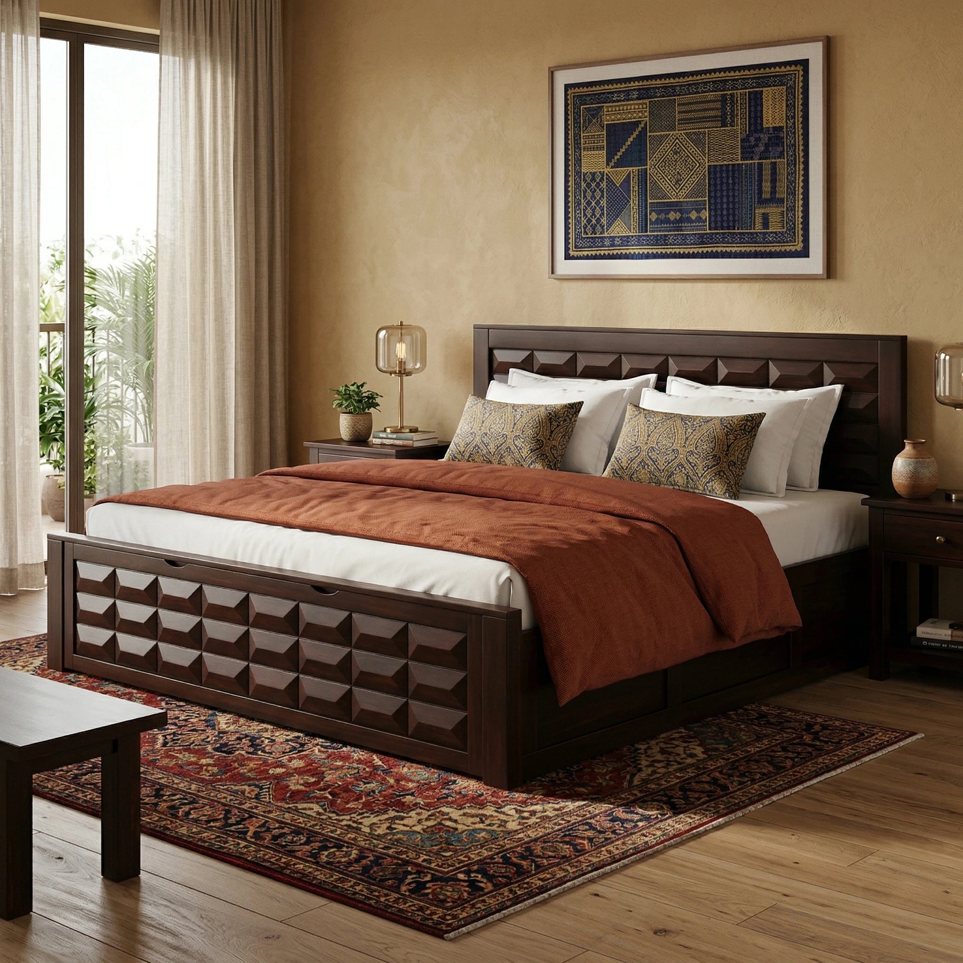 Regalia Prism Storage Bed (Queen Size)